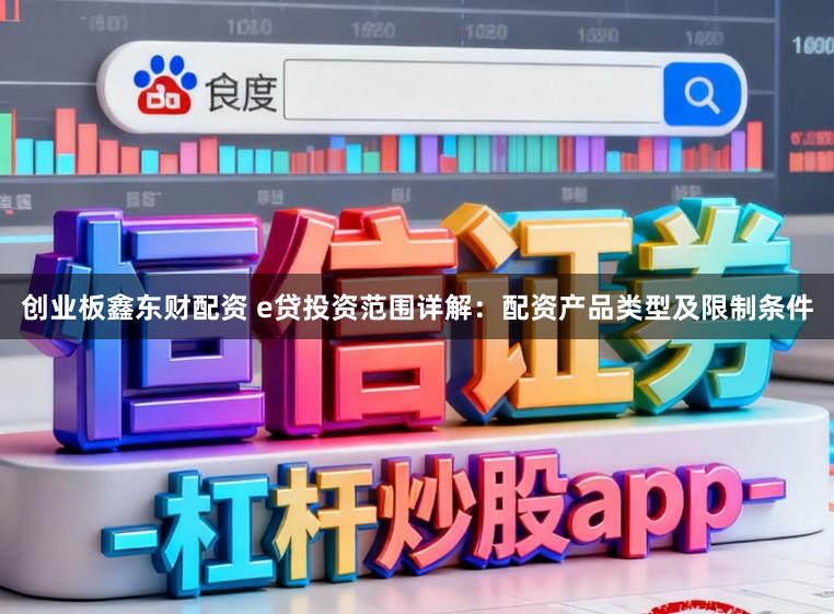创业板鑫东财配资 e贷投资范围详解：配资产品类型及限制条件